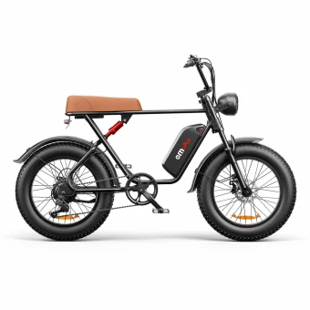 C91 Elektrische fiets 48V 17.5Ah Accu 1000W Motor 20*4.0 inch Wielen - Bruin