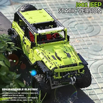 Jeep from Tehnic blocks Remote controlled 3 motors and Servo 2343 pieces - Manual