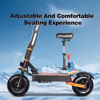 X8P elektrisk scooter 60V 38.8AH batteri 4000W*2 motorer 14 tommer