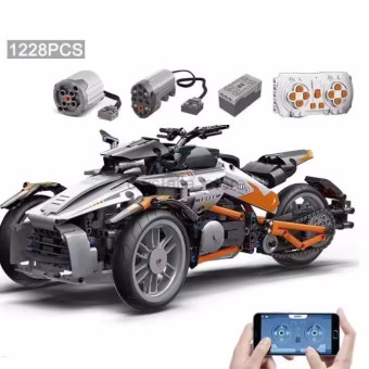 Technic μοτοσικλέτα τρικ 1228 κομμάτια