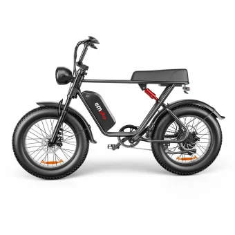 C91 Elektrische fiets 48V 17.5Ah Accu 1000W Motor 20*4.0 inch Wielen - Zwart