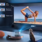 U11 1080P LCD-Projektor 450 ANSI-Lumen 4k-Auflösung Wi-Fi 6+BT5.0