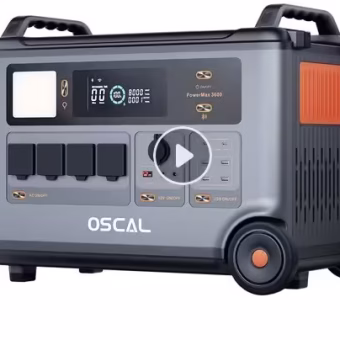 dgsdgsagsadgasg Oscal PowerMax 3600 Powerbank e inversor, 3600Wh