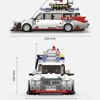 Filmski auto od kocaka Ghostbusters -komplet 503 komada