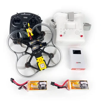 CineApe35 Analog 4S 3.5 tuuman RC FPV kilpailudroni ELRS RTF RadioMaster TX12 Mark I radiopohja ja FPV lasit