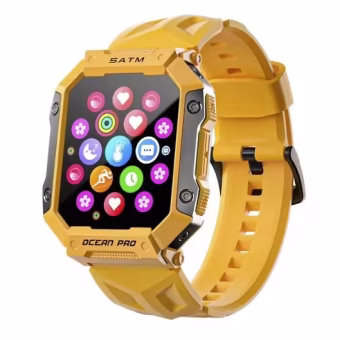 OCEAN PRO orologio intelligente 1.85 pollici touchscreen - Giallo
