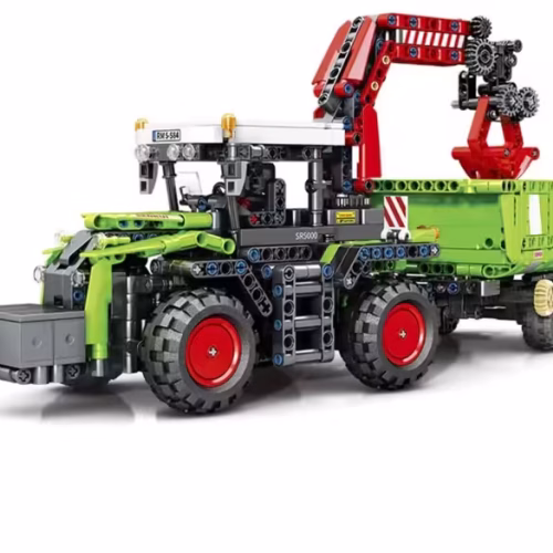 Traktor Technic z dvema izpeljavama priključkov - Ročno