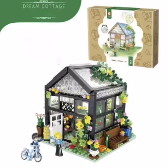 City klossar växthus 571 bitar