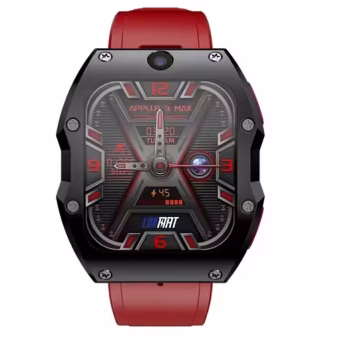 APPLLP 3 MAX Smart Watch 4GB RAM 128GB ROM Android 4G SIM Netzwerk GPS - Rot