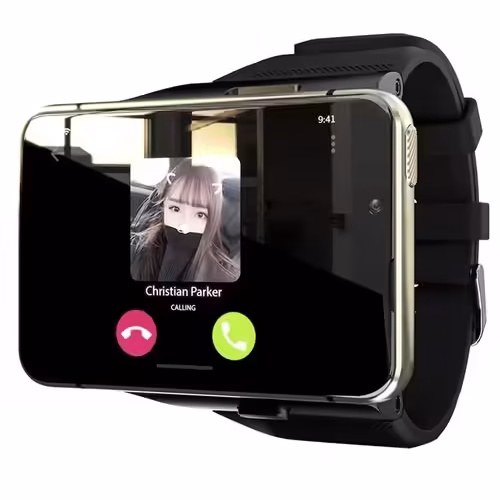 APPLLP MAX Android Умни часовник 4+64GB 2.88'' екран 2 камери WiFi GPS 4G - Златен