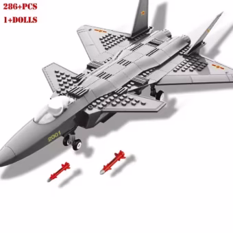 jlgjlhgljhgjlg City Militärflugzeug 286 Teile