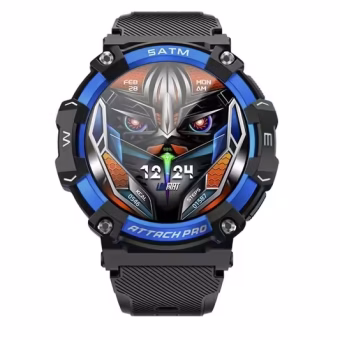 ATTACK 2 Pro Smartwatch 1.39'' TFT LCD Display - Blau