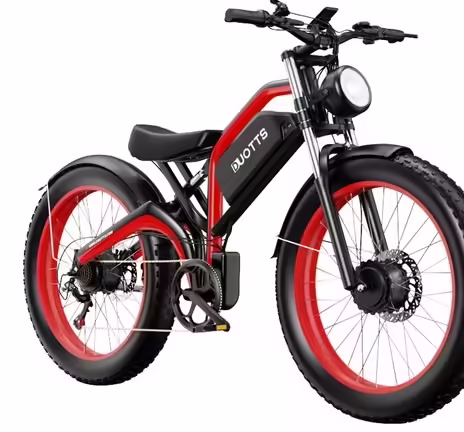 N26 Elektrisk cykel, 750W*2 motorer, 55km/h 26*4.0 tommer hjul