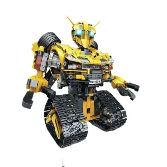 Technic model 2 w 1 robot / pojazd RC z możliwością programowania - Żółty