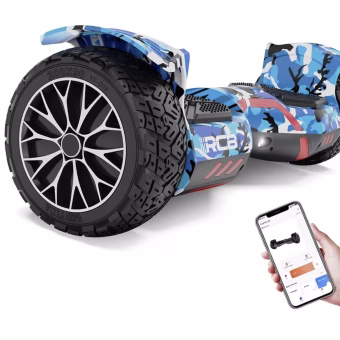 RH3 Hoverboard med Bluetooth, høyttaler og LED Lys