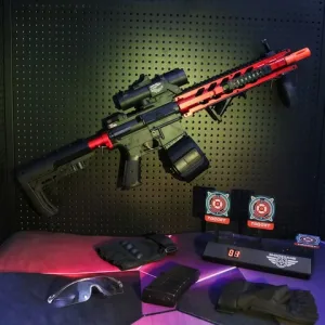 Teste do Cromo: Blaster de Gel Elétrico M4 – arma automática de bolinhas de gel