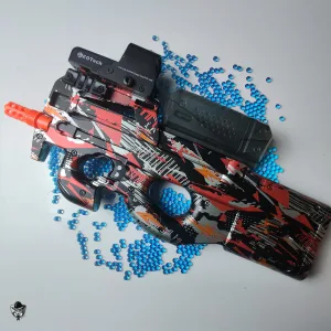 Piflarjev test električnega P90 Gel Blasterja